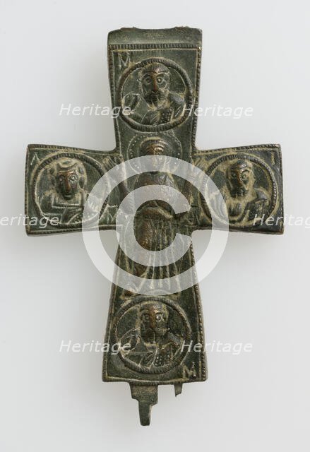 Half of a Reliquary Pendant Cross, Byzantine, 11th century. Creator: Unknown.