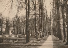 Winchester Cathedral and Avenue, Hampshire, early 20th century(?).  Artist: Unknown.