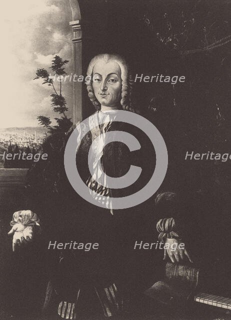 Portrait of Bartolomeo Cristofori (1655-1731), 1726. Creator: Anonymous.