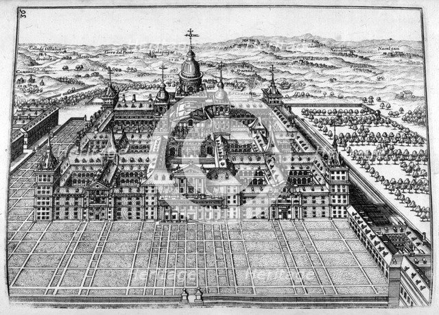 Chateau design, 1664. Artist: Georg Andreas Bockler