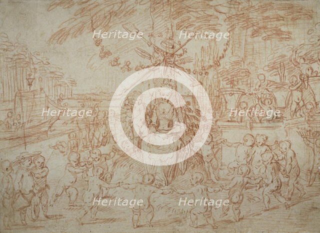 Allegory of Spring, or the Young Gardeners, n.d. Creator: Jean-Antoine Watteau.