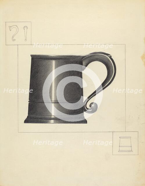 Pewter Mug, 1935/1942. Creator: Charlotte Winter.