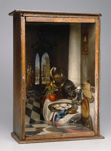 Perspective Box of a Dutch Interior, 1663. Creator: Samuel van Hoogstraten.