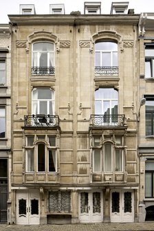 39 & 41 Rue De Magistrat, Ixelles, Brussels, Belgium, (1904), c2014-2017. Artist: Alan John Ainsworth.