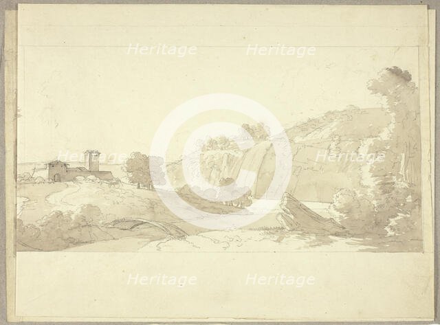 Panoramic Italian Landscape, n.d. Creator: Pierre Antoine Mongin.