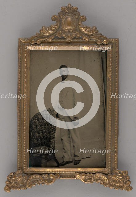 Untitled (Portrait of a Standing Man), 1875. Creator: Unknown.