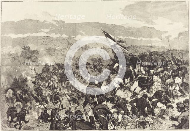 Bataille de Plevna. Le 30 Juillet, Attaque des Hauteurs..., 1883/1890. Creator: Daniel Urrabieta Vierge.