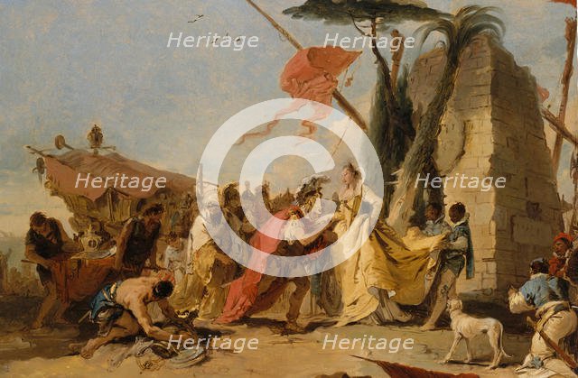 The Meeting of Antony and Cleopatra, ca. 1745-47. Creator: Giovanni Battista Tiepolo.