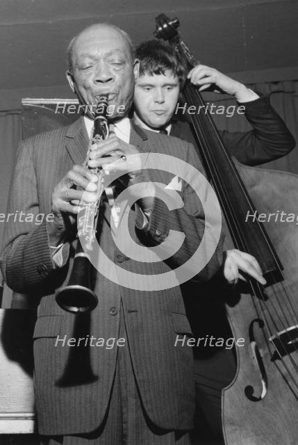 Edmond Hall, Mick Gilligan and the Alan Elsdon Band, 1966. Creator: Brian Foskett.