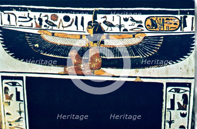 Ancient Egyptian hieroglyphs, Thebes, Egypt. Artist: Unknown