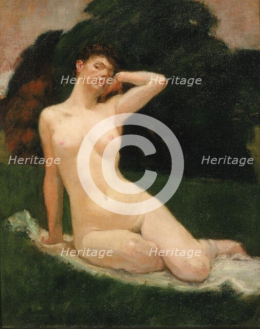 Study for "Evening", 1883. Creator: Kenyon Cox.