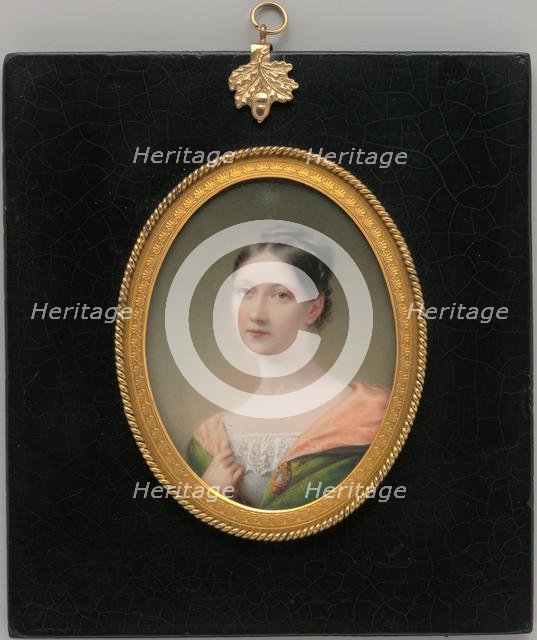 Portrait of a Lady, ca. 1836-38. Creator: Charles Cromwell Ingham.