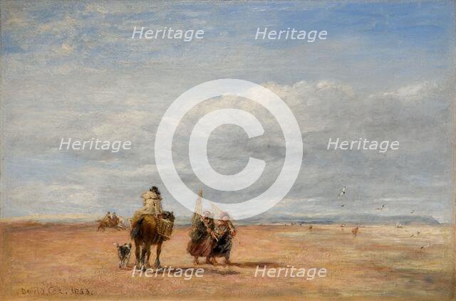 The Shrimpers, 1853. Creator: David Cox the elder.