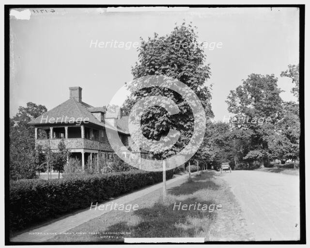 Lenox Street, Chevy Chase, Washington, D.C. i.e. Maryland, between 1900 and 1906. Creator: Unknown.