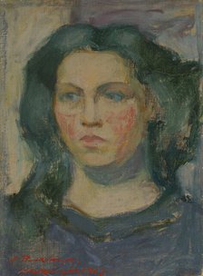 Portrait of Alma Rydeng (later Lönnberg), 1913. Creator: Jalmari Ruokokoski.