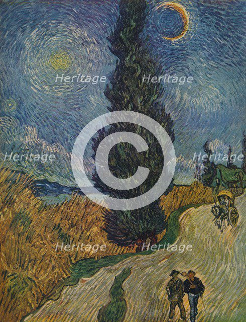 'La Route Aux Cypres', 1890. Artist: Vincent van Gogh.
