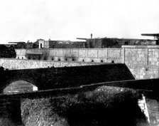 The Chinese Question: battery on the Island of Liu-Kung-Tau,...harbour of Wei-Hai-Wei, 1898. Creator: Unknown.