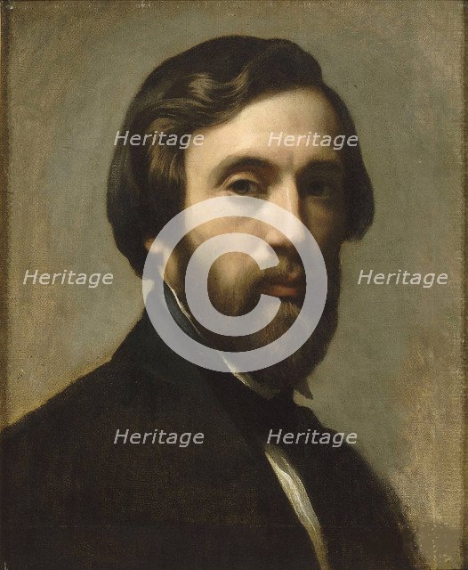 Self-Portrait, 1841. Artist: Gleyre, Charles (1808-1874)