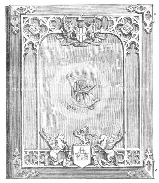 Album of the Devonshire Address to Lord Mayor Besley, 1870. Creator: Unknown.