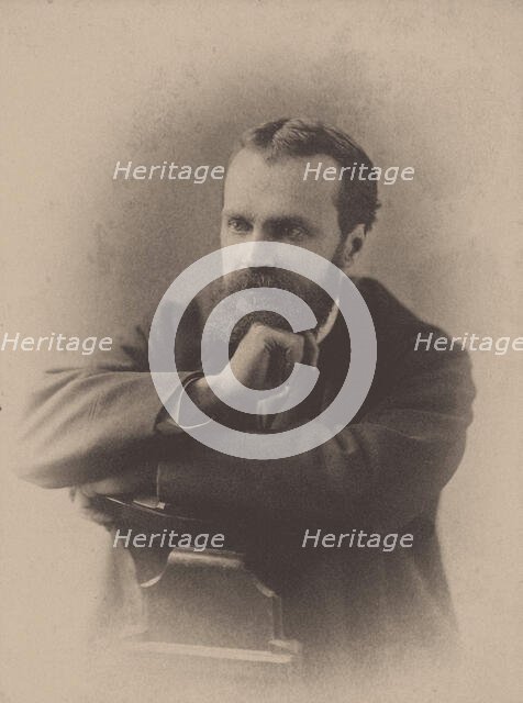 Portrait of William James (1842-1910), 1880. Creator: Photo studio J. Notman, Boston  .