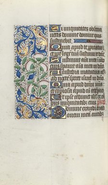 Book of Hours (Use of Rouen): fol. 90v, c. 1470. Creator: Master of the Geneva Latini (French, active Rouen, 1460-80).