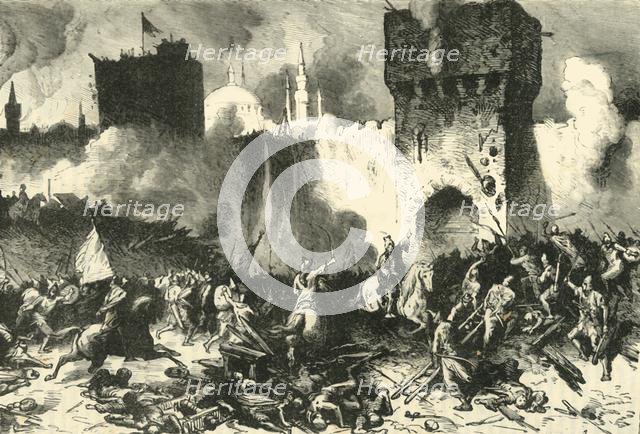 'The Final Assault on Constantinople', (29 May 1453), 1890.   Creator: Unknown.