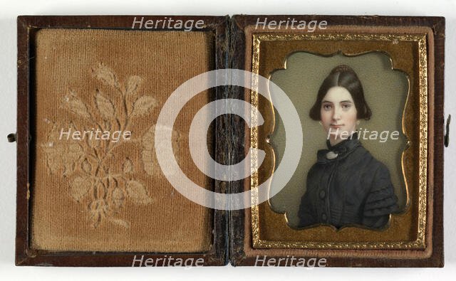 Portrait of a Lady, ca. 1850. Creator: Daniel F. Ames.