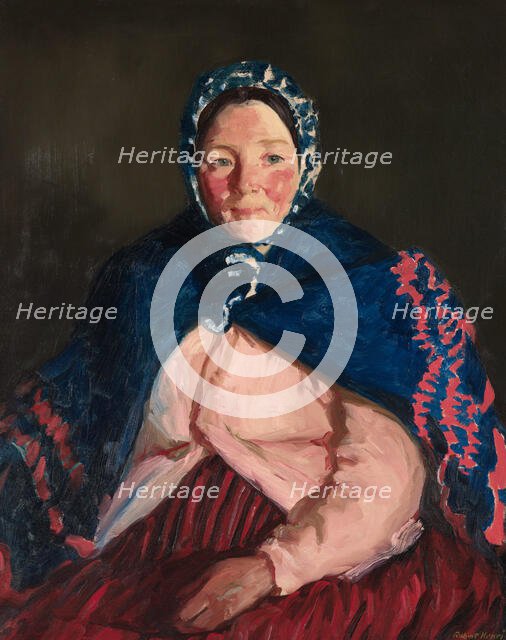 Old Johnnie's Wife, 1913. Creator: Robert Henri.