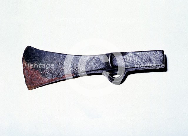 Bronze heel axe with ring, of Atlantic influence, from Solana Peñarrubia.