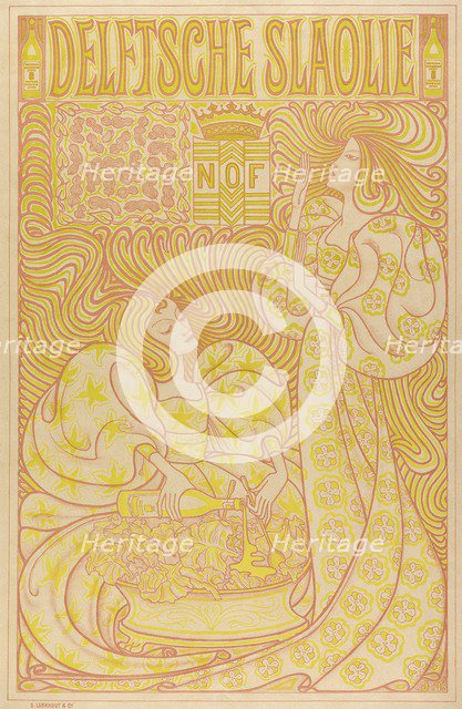 Poster for Loten van de Nationale tentoonstelling van vrouwenarbeid, 1898.