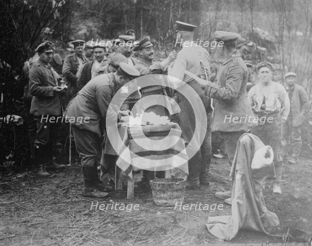 Vaccinating Germans for Cholera, between 1914 and c1915. Creator: Bain News Service.