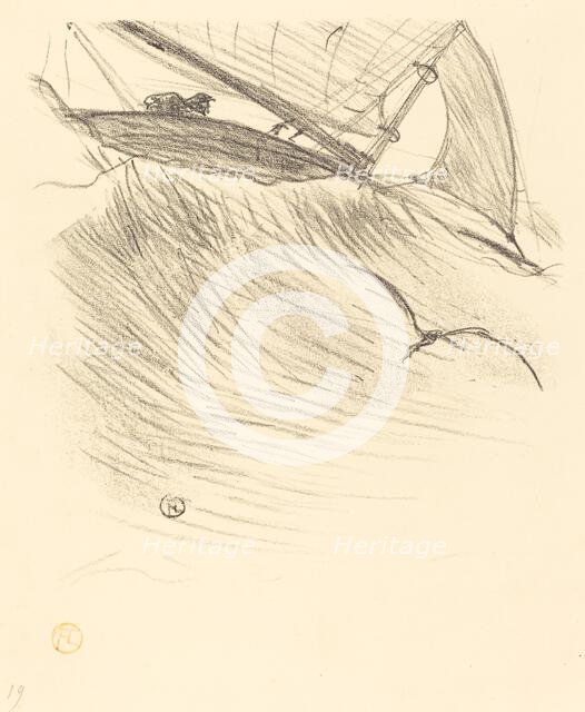 Les hirondelles de mer, 1895. Creator: Henri de Toulouse-Lautrec.