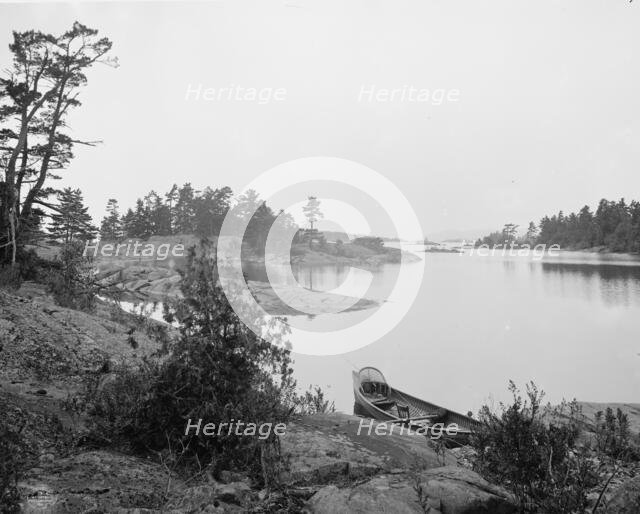 Among the islands, Whitefish Bay, Ont., c1904. Creator: Unknown.