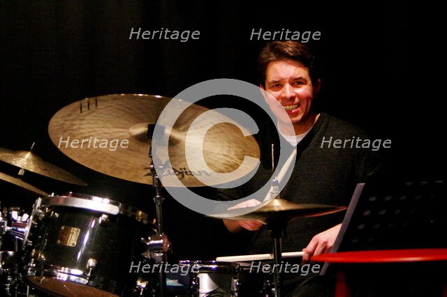Ian Palmer, Ray Russell Quintet, Verdict Jazz Club, Brighton, East Sussex, 18 Mar 2023. Creator: Brian O'Connor.
