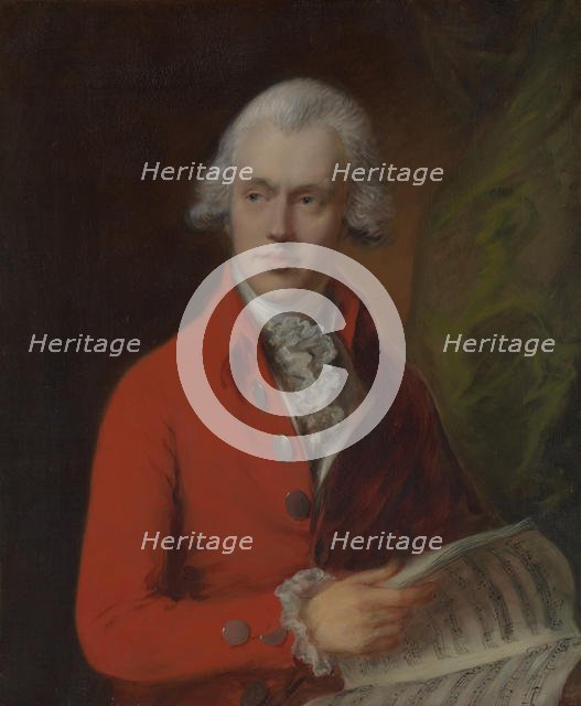 Charles Rousseau Burney (1747-1819), ca. 1780. Creator: Thomas Gainsborough.
