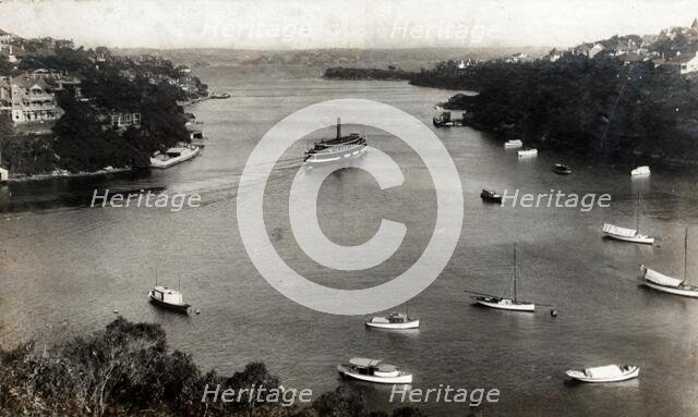 Mosman Bay, c1900, looking south. Creator: Unknown.