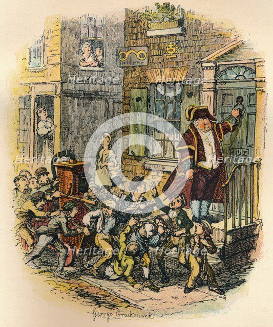'The Parish Engine', c1900. Artist: George Cruikshank.