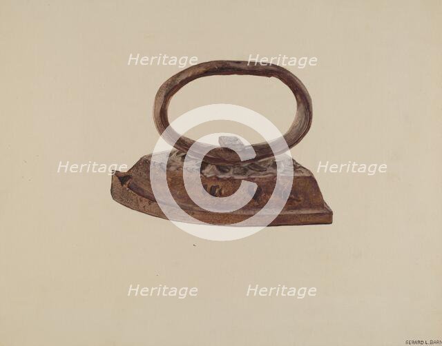 Iron, c. 1941. Creator: Gerard Barnett.