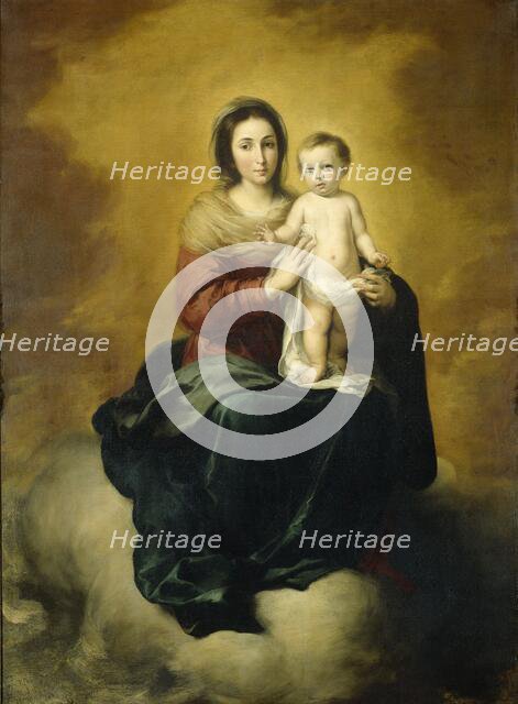 Virgin and Child, c.1670. Creator: Bartolomé Esteban Murillo.