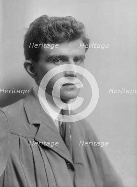 Michelson, M., Mr., portrait photograph, 1916. Creator: Arnold Genthe.