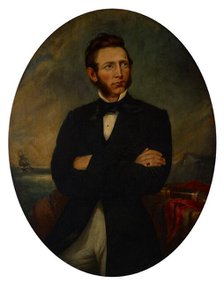 Portrait of Capt. Charles J. Bunker, 1857. Creator: John L Harding.