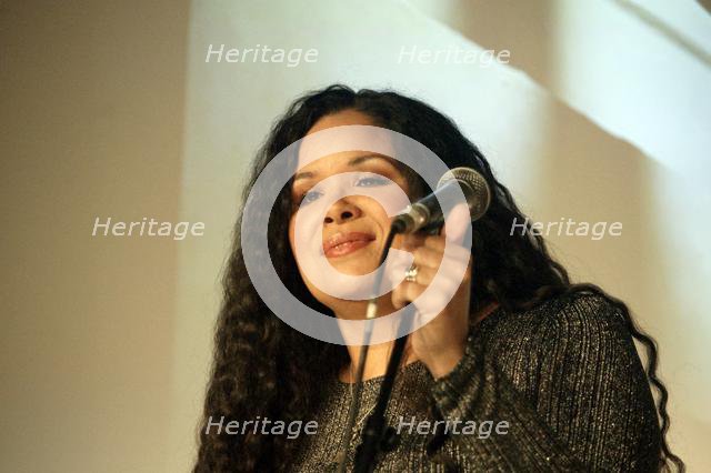 Kyla Brox, Kyla Brox Duo, Crawley Blues Club Hawth Crawley West Sussex, 14 Feb 2020. Creator: Brian O'Connor.