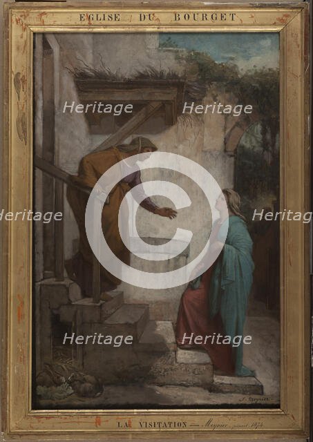 Esquisse pour l'église du Bourget : La Visitation, 1872. Creator: Jules-Joseph Meynier.