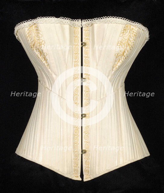 Corset, American, ca. 1880. Creator: Unknown.