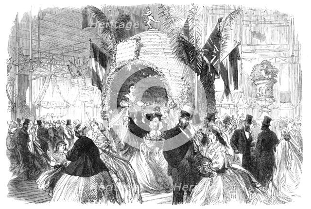 Mrs. Howard Paul’s Beehive, at the Royal Dramatic College Festival, in the Crystal Palace, 1865. Creator: Unknown.