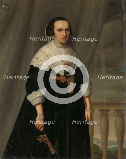 Portrait of Machteld Bas (    -1681), after 1650. Creator: Unknown.