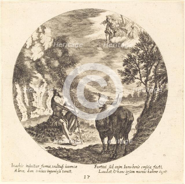 Jupiter Changing Io to a Cow, 1665. Creator: Georg Andreas Wolfgang.