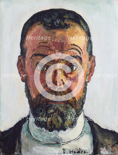 Self-Portrait, 1912. Creator: Hodler, Ferdinand (1853-1918).