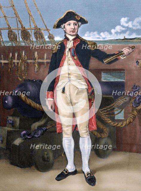 John Paul Jones, Scottish-American naval commander, 19th century. Creator: Unknown.