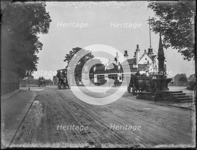 Railway Tavern, Upper Richmond Road, Barnes, Richmond Upon Thames, Greater London Authority, 1904. Creator: William O Field.